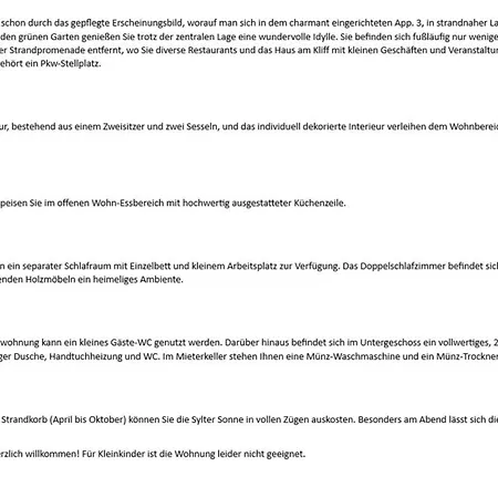 Skandia - Horsatal 9, App 3 Wenningstedt-Braderup